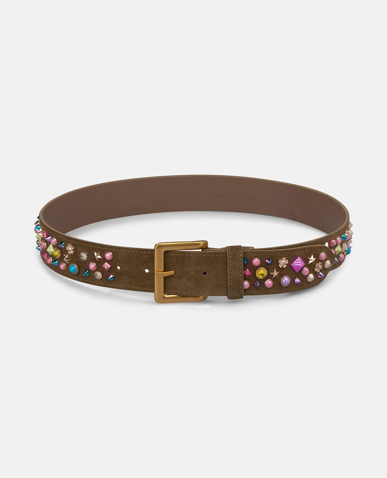 alma-en-pena-lederg-rtel-4-cm-multicolor-nieten image 1