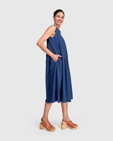 alembika-ceci-swing-kleid-denim image 6