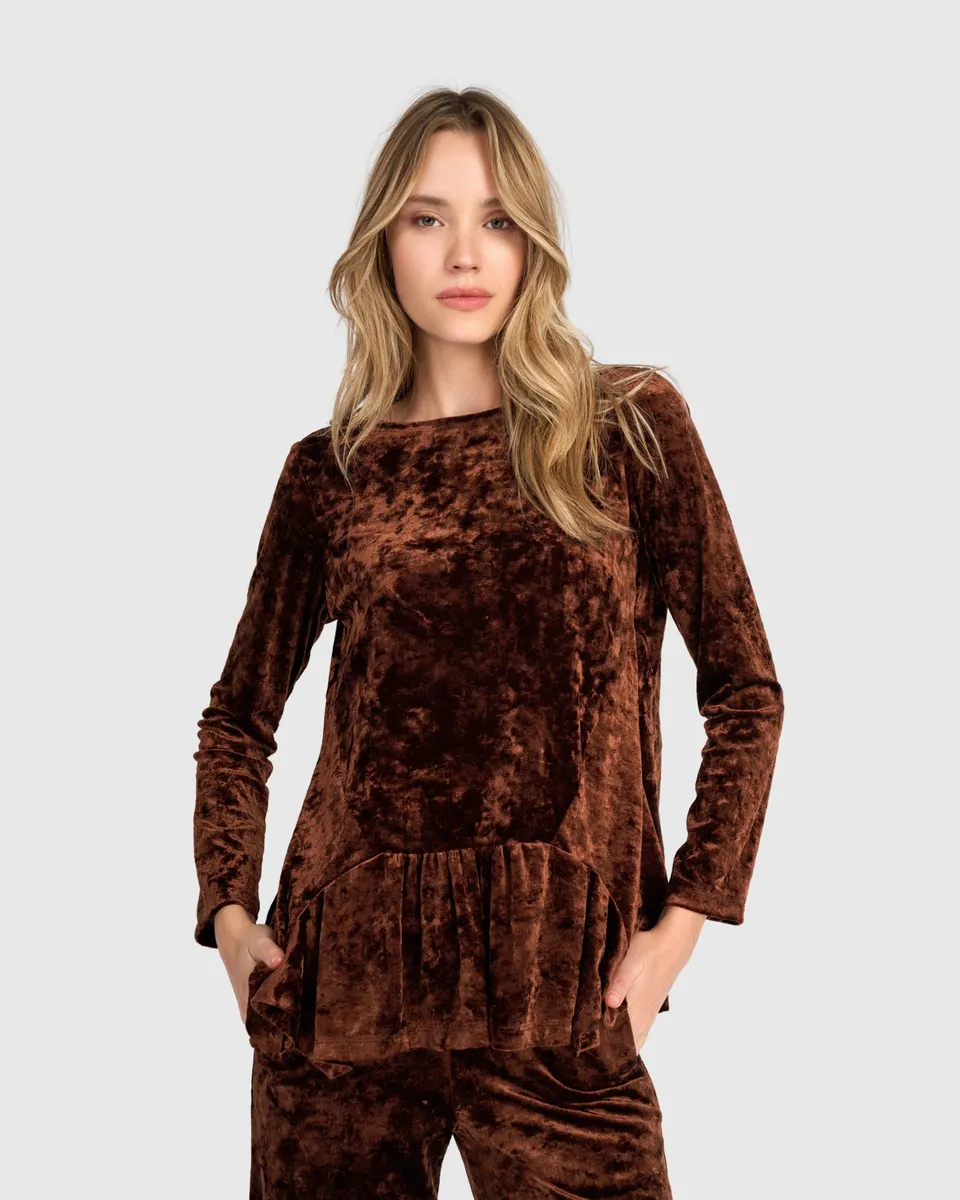 alembika-addison-top-at835m-crushed-velvet-top-in-maple image 1