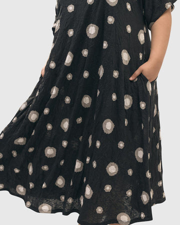 alembika-ayla-trapeze-midi-kleid-bubbles image 5