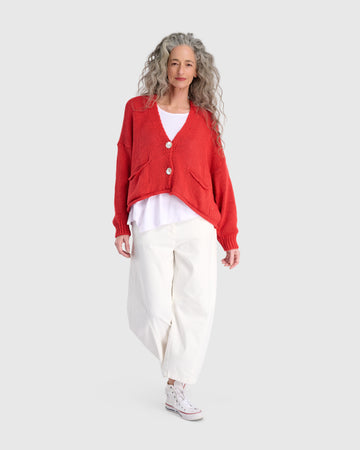 alembika-simply-slouchy-cardigan-coral-red image 8