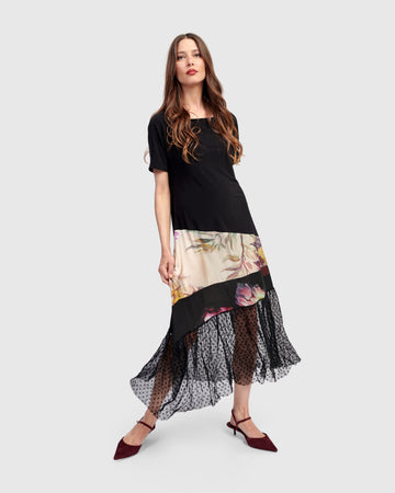 alembika-tina-t-shirt-dress-mix-midi-a-linie-kleid image 3