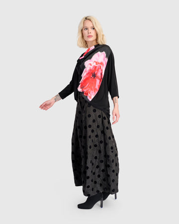 alembika-perle-draped-top-schwarz-pink image 7
