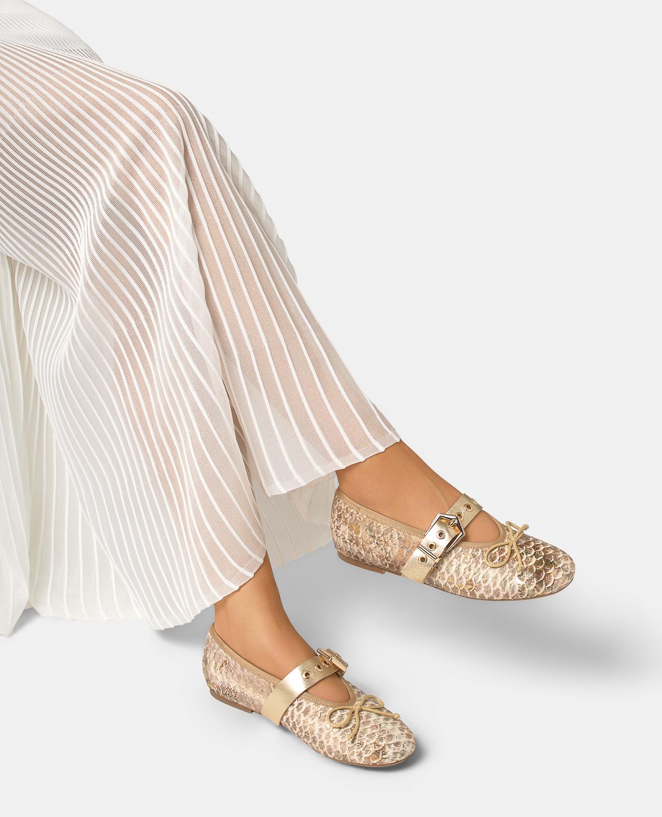 alma-en-pena-multicolored-ballerina-ballerinas-camel image 5