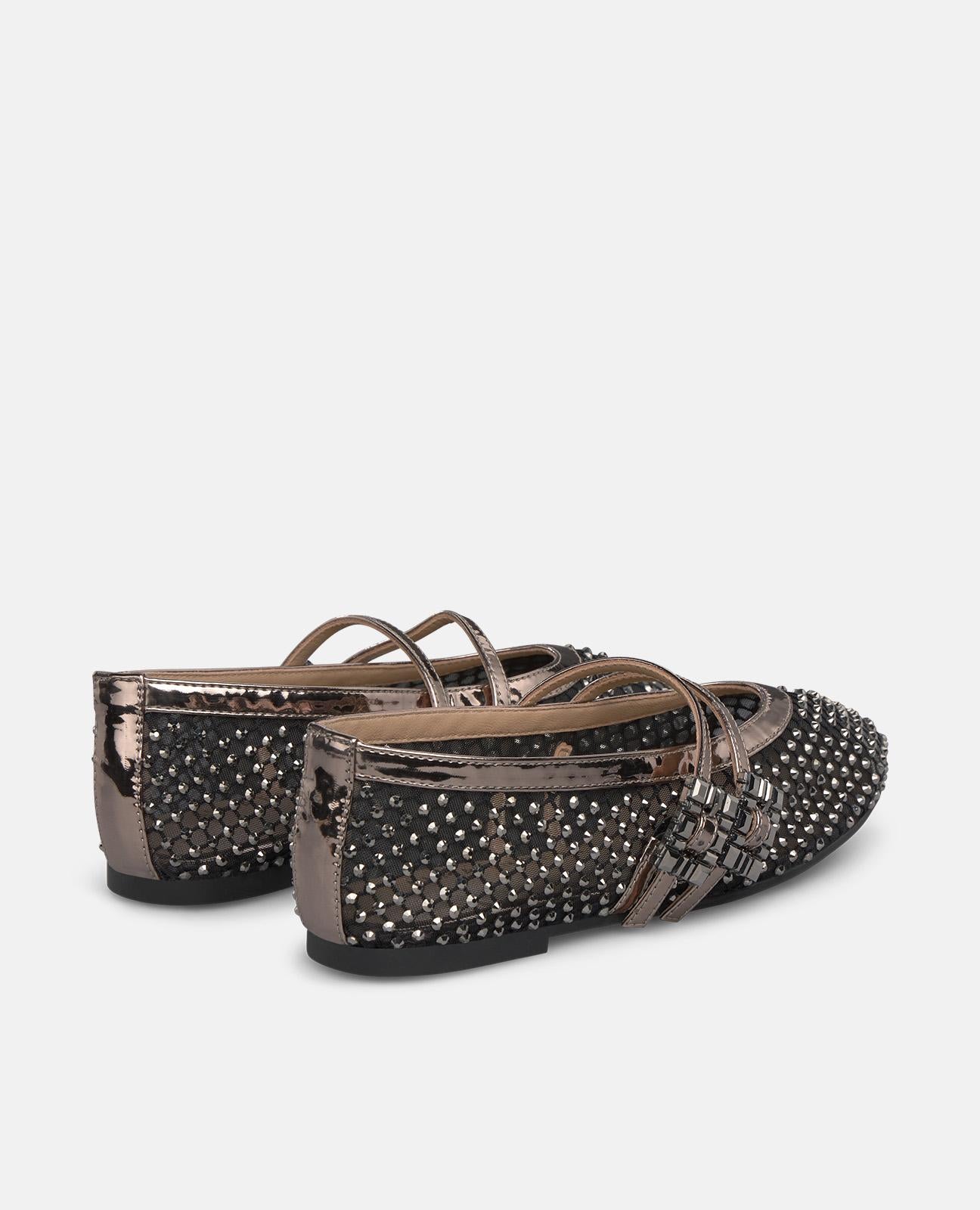 alma-en-pena-ballerina-fishnet-buckles-netz-ballerina-silber-0-8-cm image 4