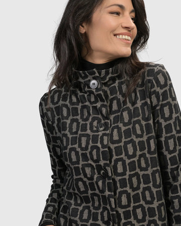 alembika-boutique-hi-lo-jacket-stone-damen-jacke image 4