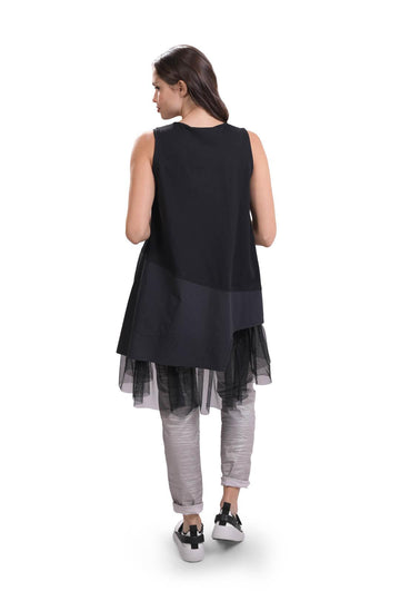 alembika-essential-flounce-tank-top-schwarz image 2