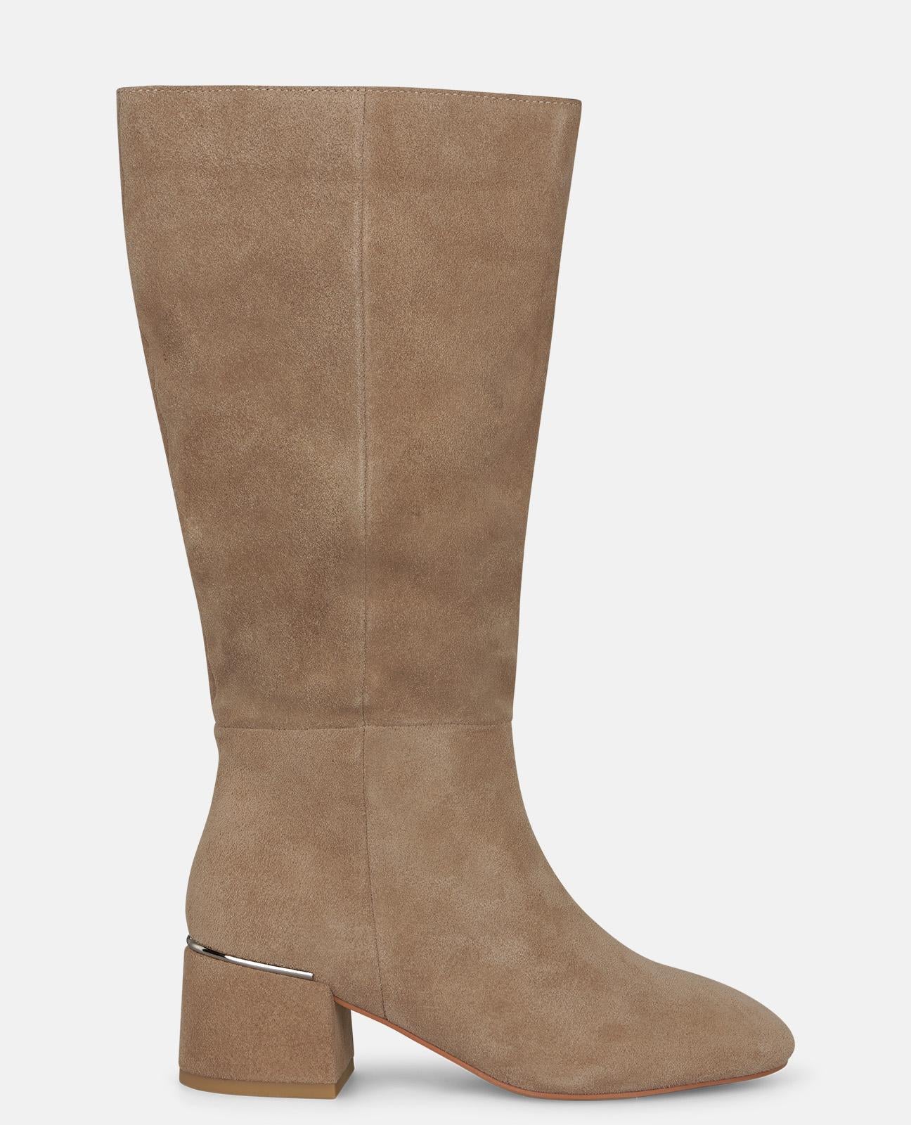 alma-en-pena-stiefel-mit-rei-verschluss-vis-n-wildleder-5-5-cm-blockabsatz image 1