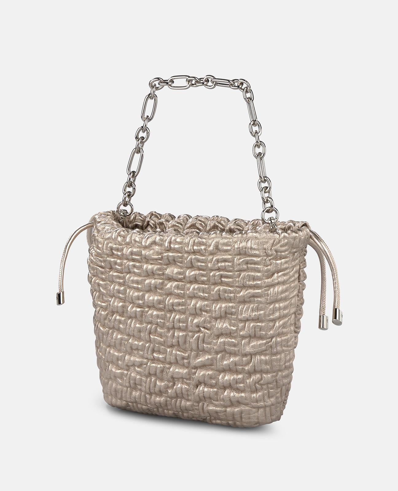 alma-en-pena-beuteltasche-bronze-ledertasche-mit-schulterkette-crossbody image 4
