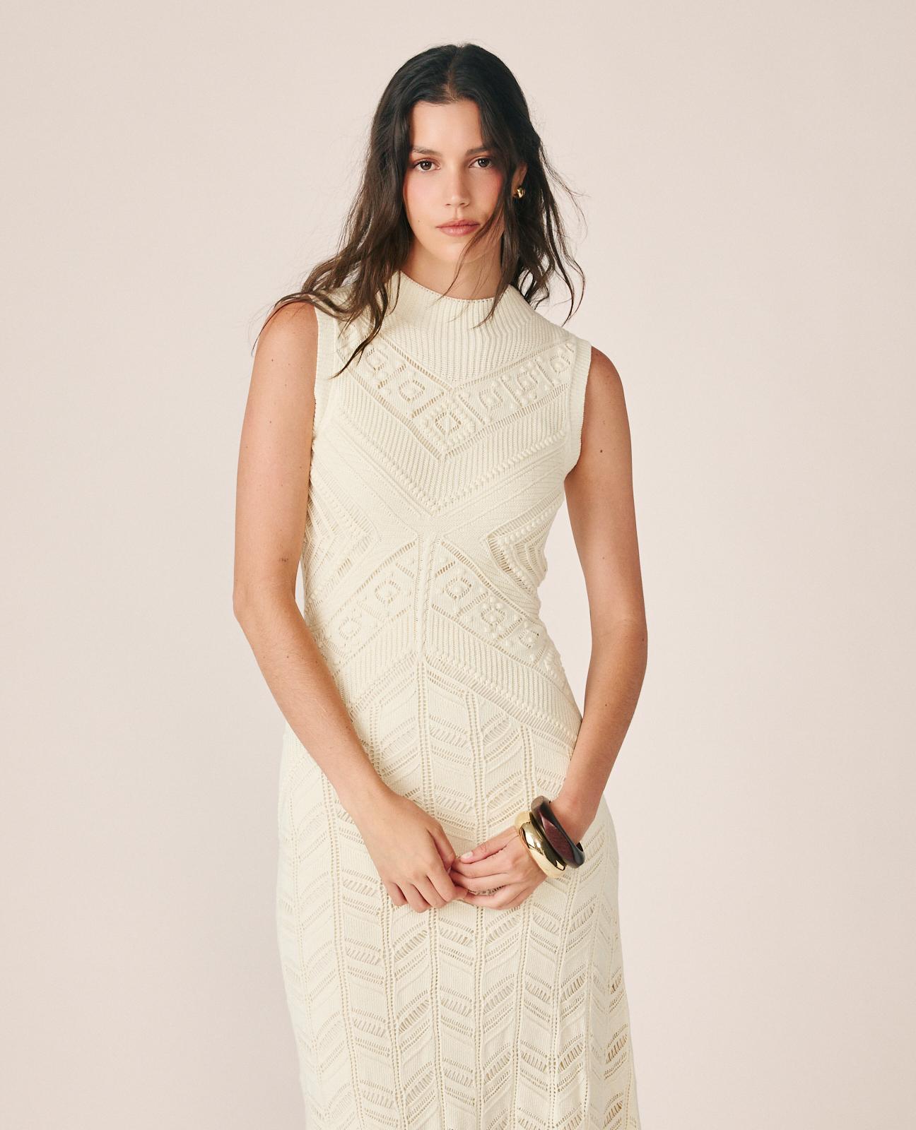alma-en-pena-maxikleid-wei-h-kelstrick-baumwolle-rmellos image 5