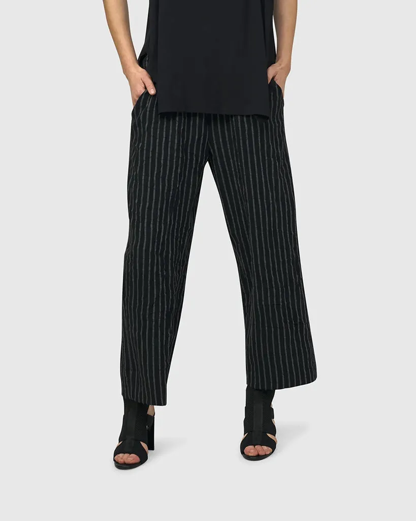 alembika-thera-relaxed-straight-leg-hose-streifen image 1