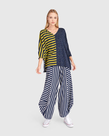alembika-sun-moon-top-navy-yellow image 7