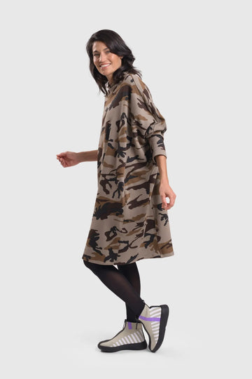 alembika-urban-dolman-kleid-damen-braun-camo image 3