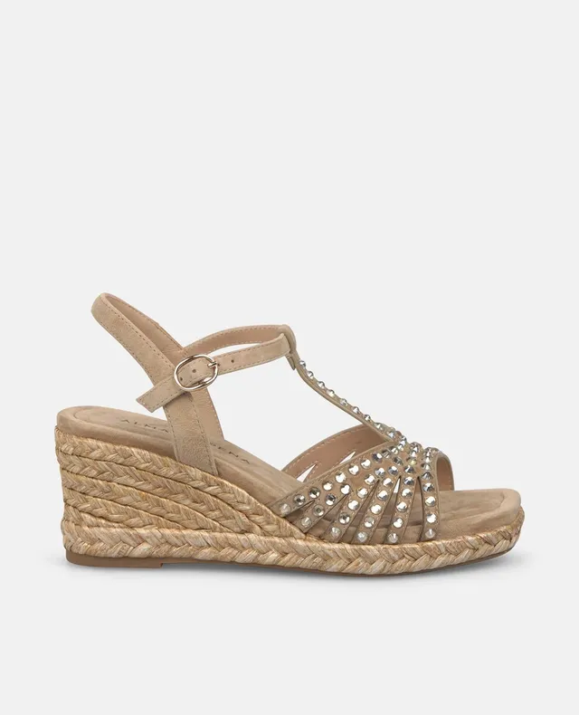 alma-en-pena-weved-keilsandalen-mit-strass-arena image 1