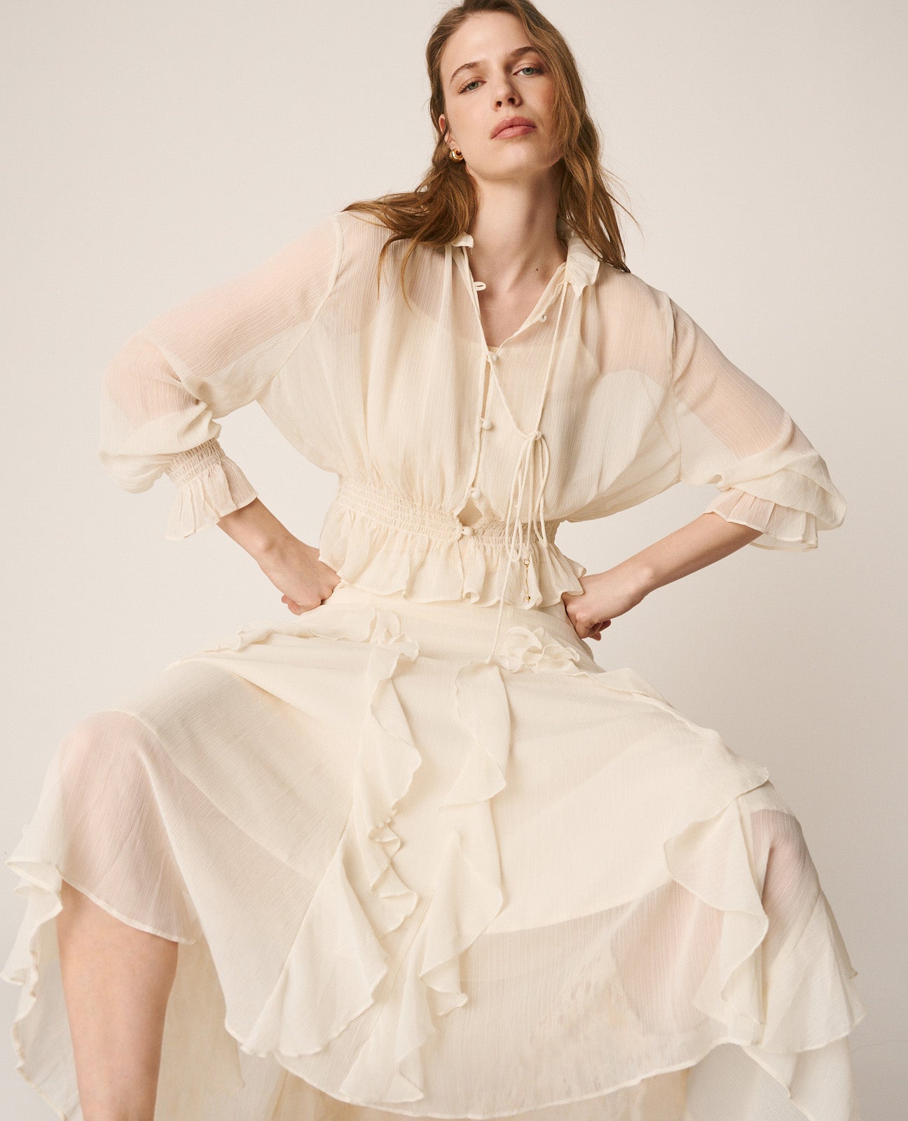 alma-en-pena-midi-chiffon-skirt-midi-chiffon-rock-wei image 4