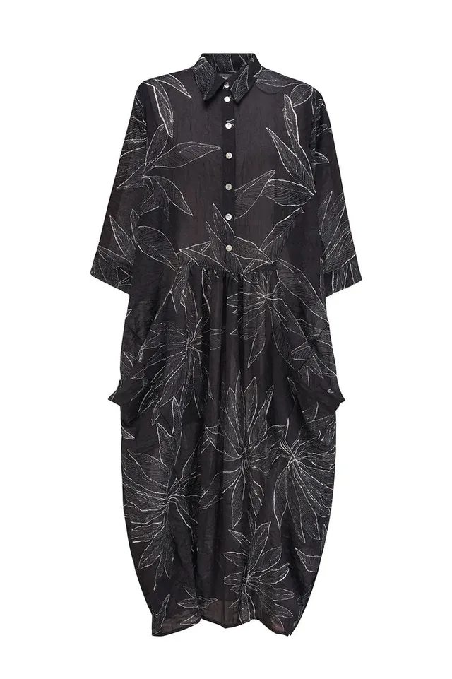 alembika-the-everything-dress-maxikleid-leaves image 1