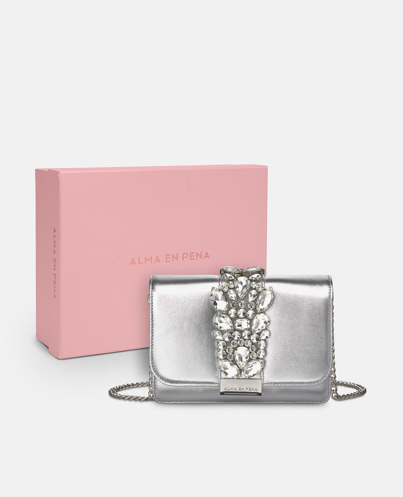 alma-en-pena-jewel-shoulder-bag-kasten-tasche-silber image 4