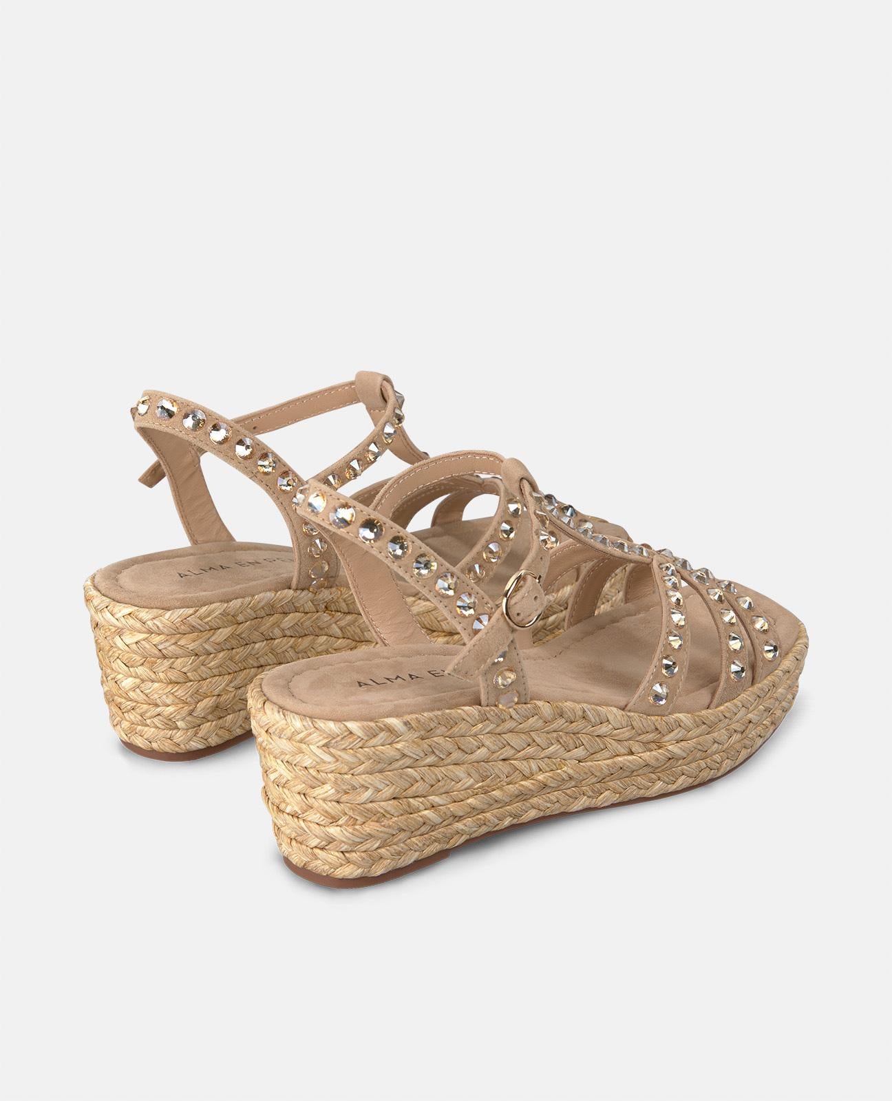 alma-en-pena-medium-wedge-beads-rhinestone-keilsandale-arena-strass-5-cm image 3