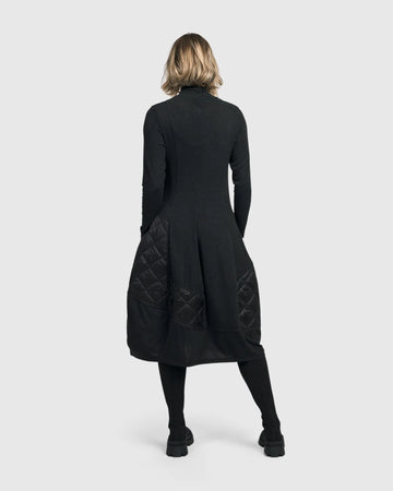 alembika-urban-lucienne-cocon-kleid-midi-schwarz image 4