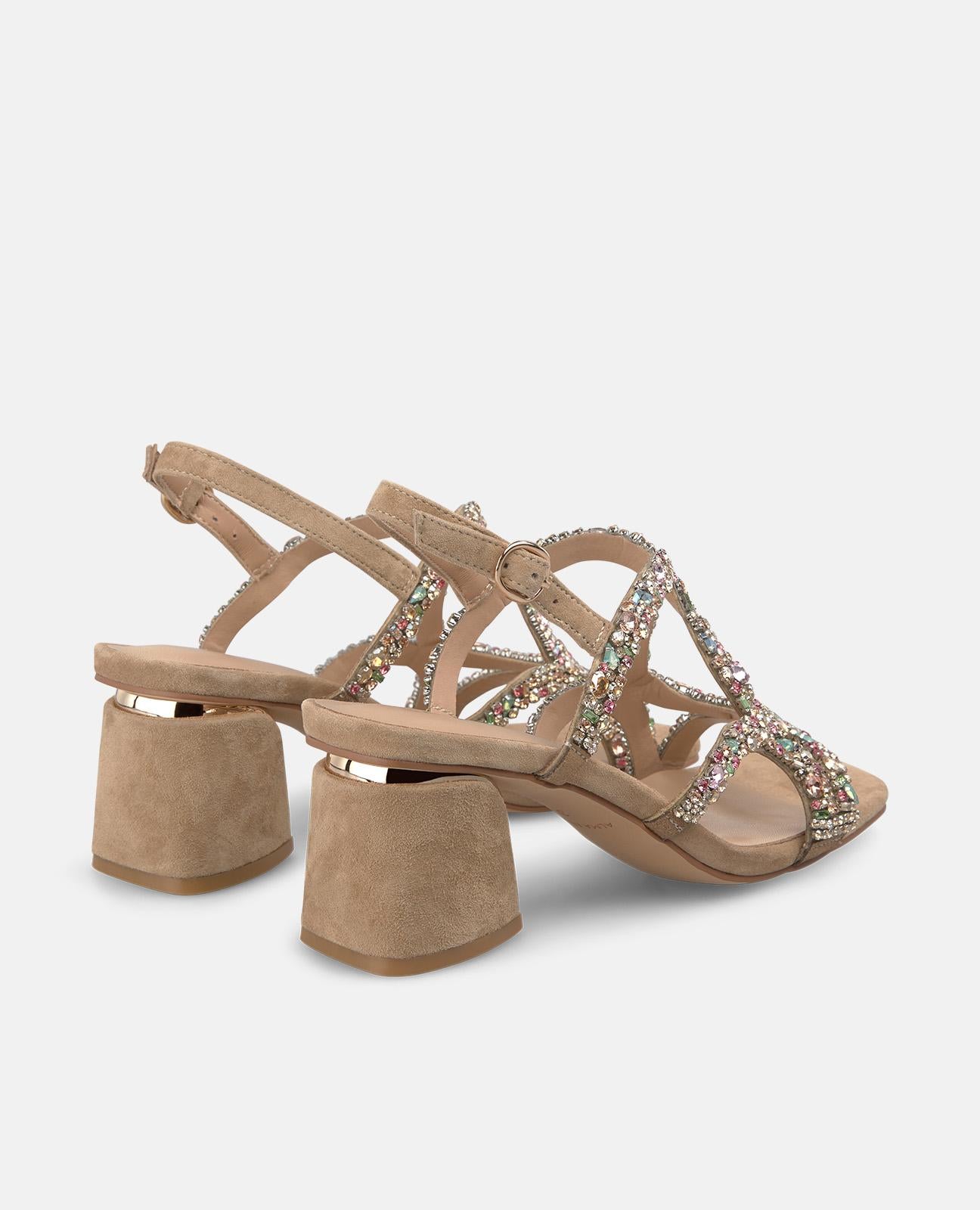alma-en-pena-alfa-62967-riemchen-sandale-arena-strass-metallic-absatz-6-cm image 3
