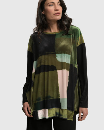 alembika-al-fresco-velvet-trapeze-top-olive image 8