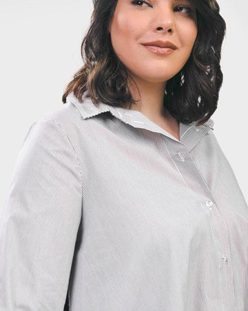 alembika-bars-button-down-tunika-shirt-stripe image 4