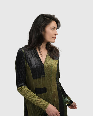 alembika-al-fresco-cocoon-kleid-olive image 3