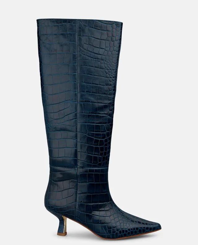 alma-en-pena-animal-print-lederstiefel-blau-5-5-cm image 1