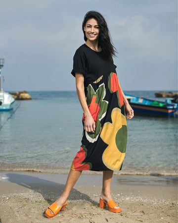 alembika-jocelyn-cocoon-kleid-floral image 7