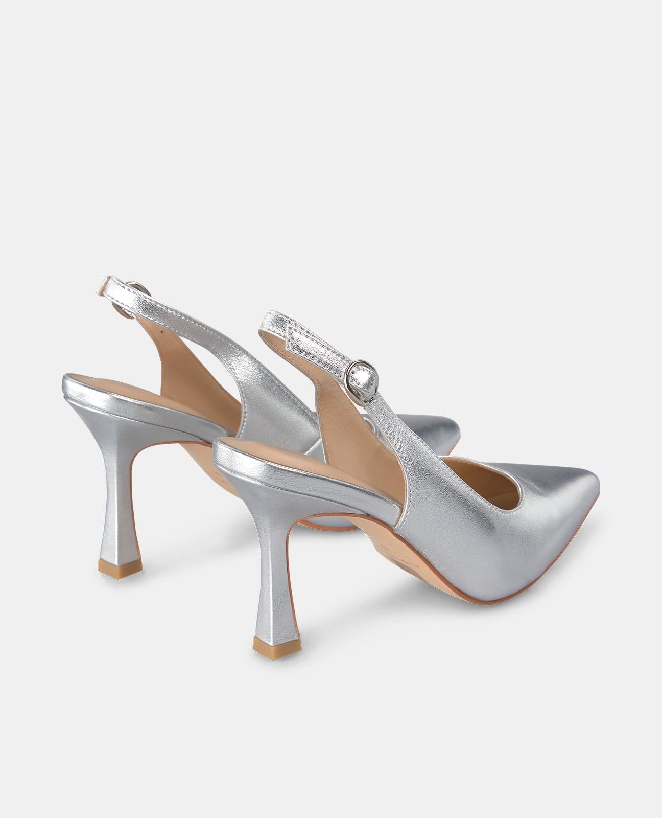alma-en-pena-slingback-stiletto-9-cm-spitz-in-silber image 3