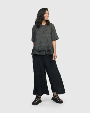 alembika-network-ruffle-tee-damen-shirt-stripes image 4