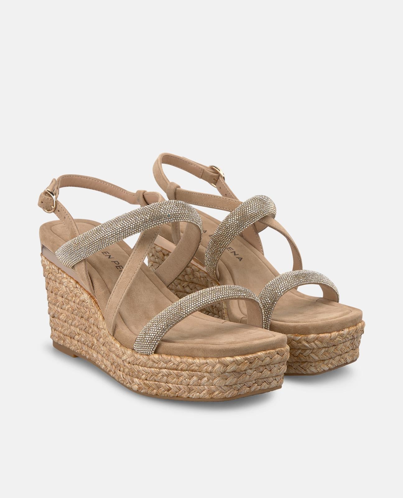 alma-en-pena-esparto-keil-sandalette-arena-9-cm-eckig image 2