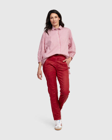 alembika-bethany-button-down-top-streifen image 6