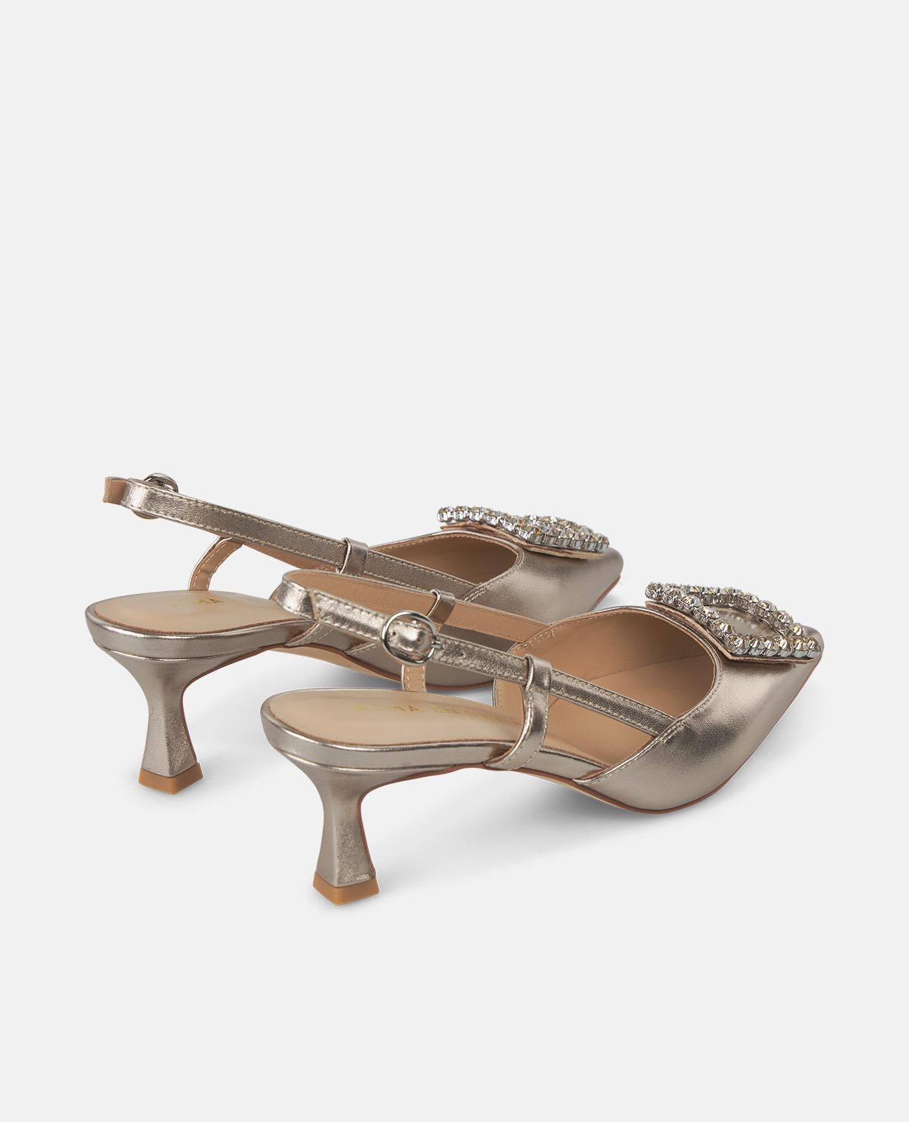 alma-en-pena-kitten-buckle-slingpumps-bronze-6-cm-absatz image 3