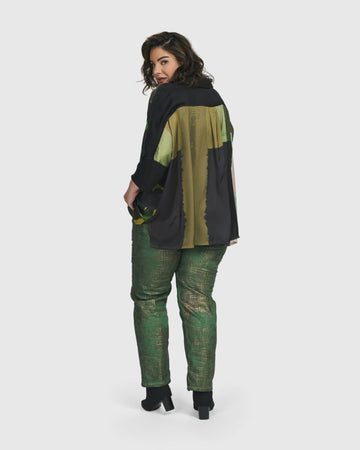 alembika-al-fresco-button-down-blouse-damen-hemdbluse-olive image 5