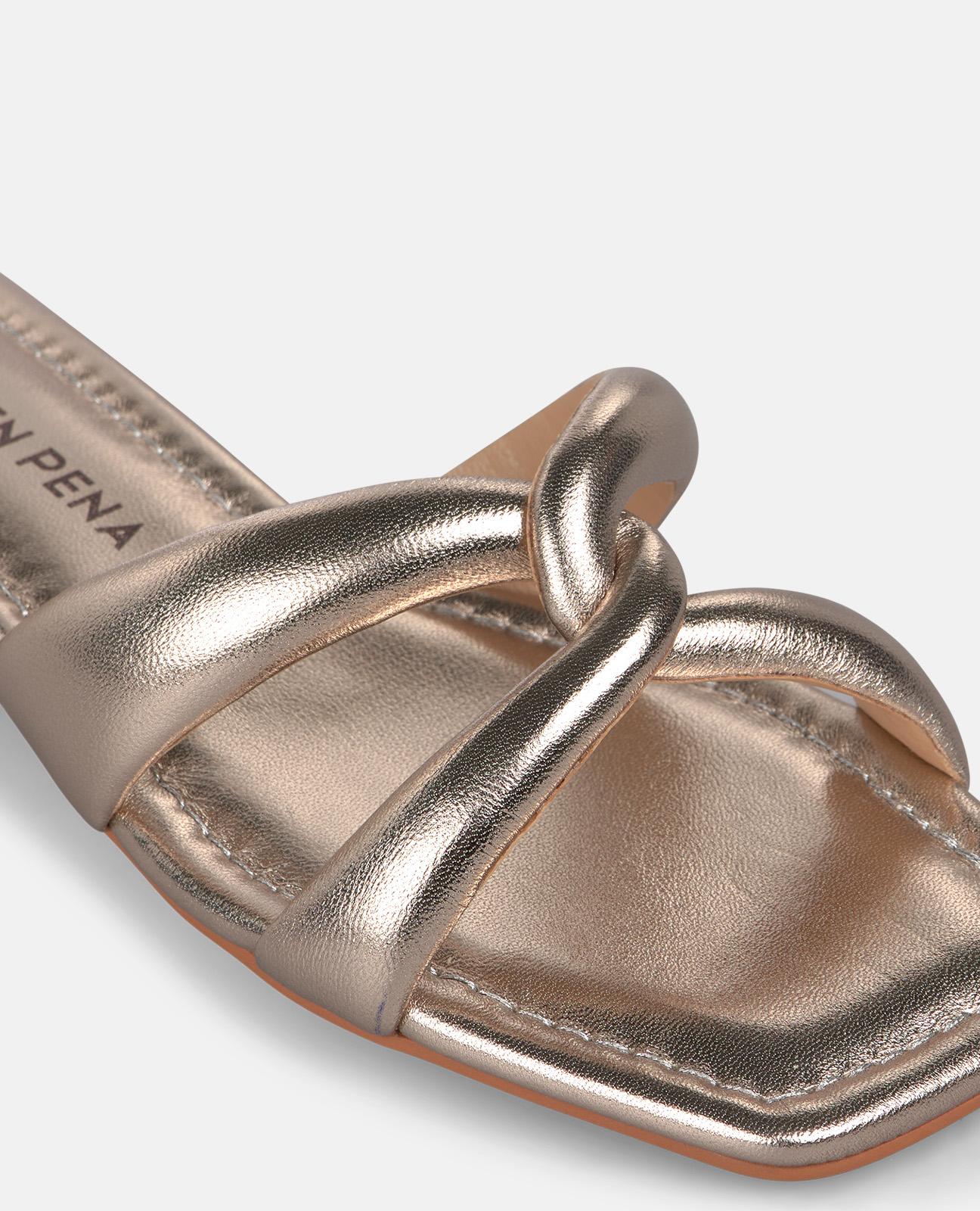 alma-en-pena-flache-sandale-anatomisch-metallic-bronze-2-cm image 4
