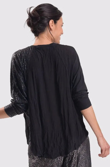alembika-shine-raglan-top-black-jersey-oberteil image 2