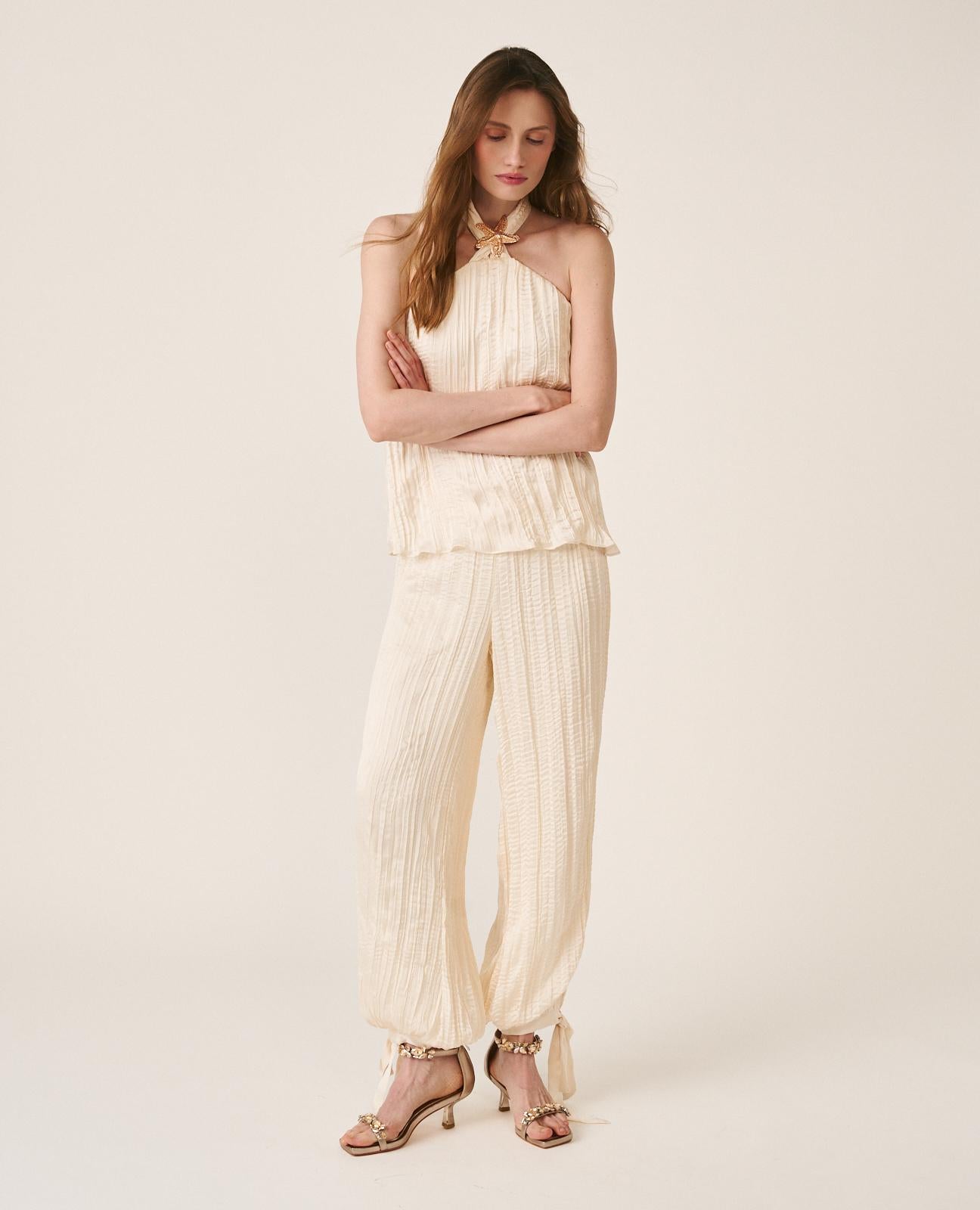 alma-en-pena-plissee-hose-satin-harem-kn-chellang-wei image 5