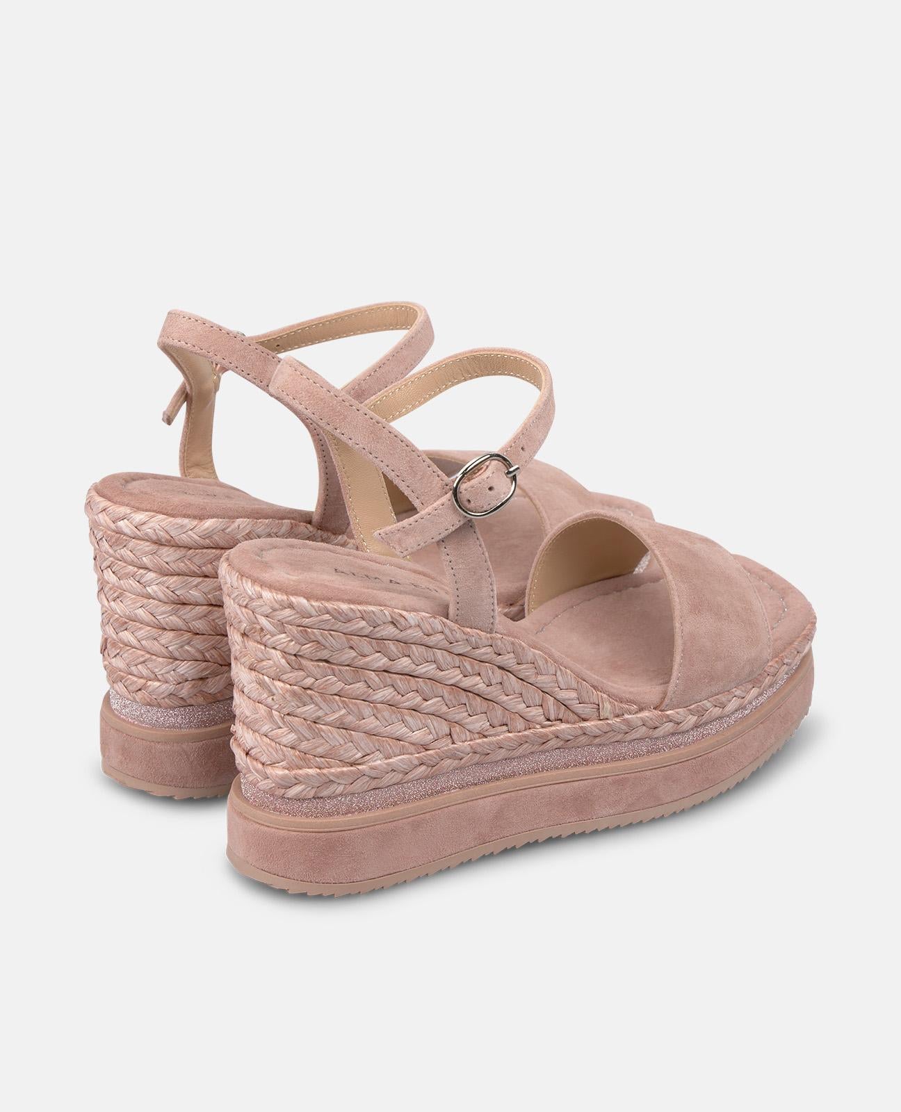 alma-en-pena-braided-platform-wedge-damen-keilsandalen-rosa-9-8cm image 3