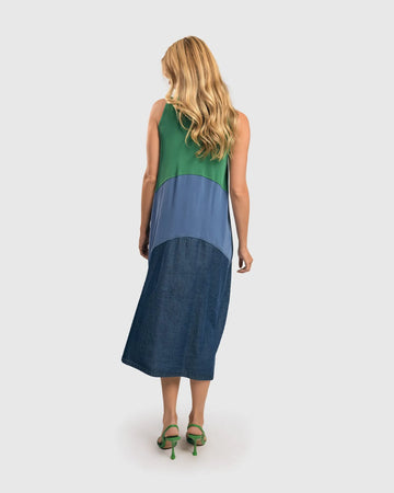 alembika-fresh-colorblock-swing-kleid-ocean-rmellos image 3