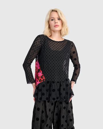 alembika-amour-flounce-top-schwarz-mix-mesh image 4