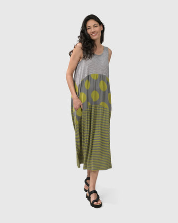 alembika-city-sizzle-sd163l-rmelloses-midi-kleid-lime image 3