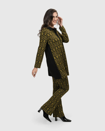 alembika-dynamite-days-button-down-tunika-chartreuse image 5