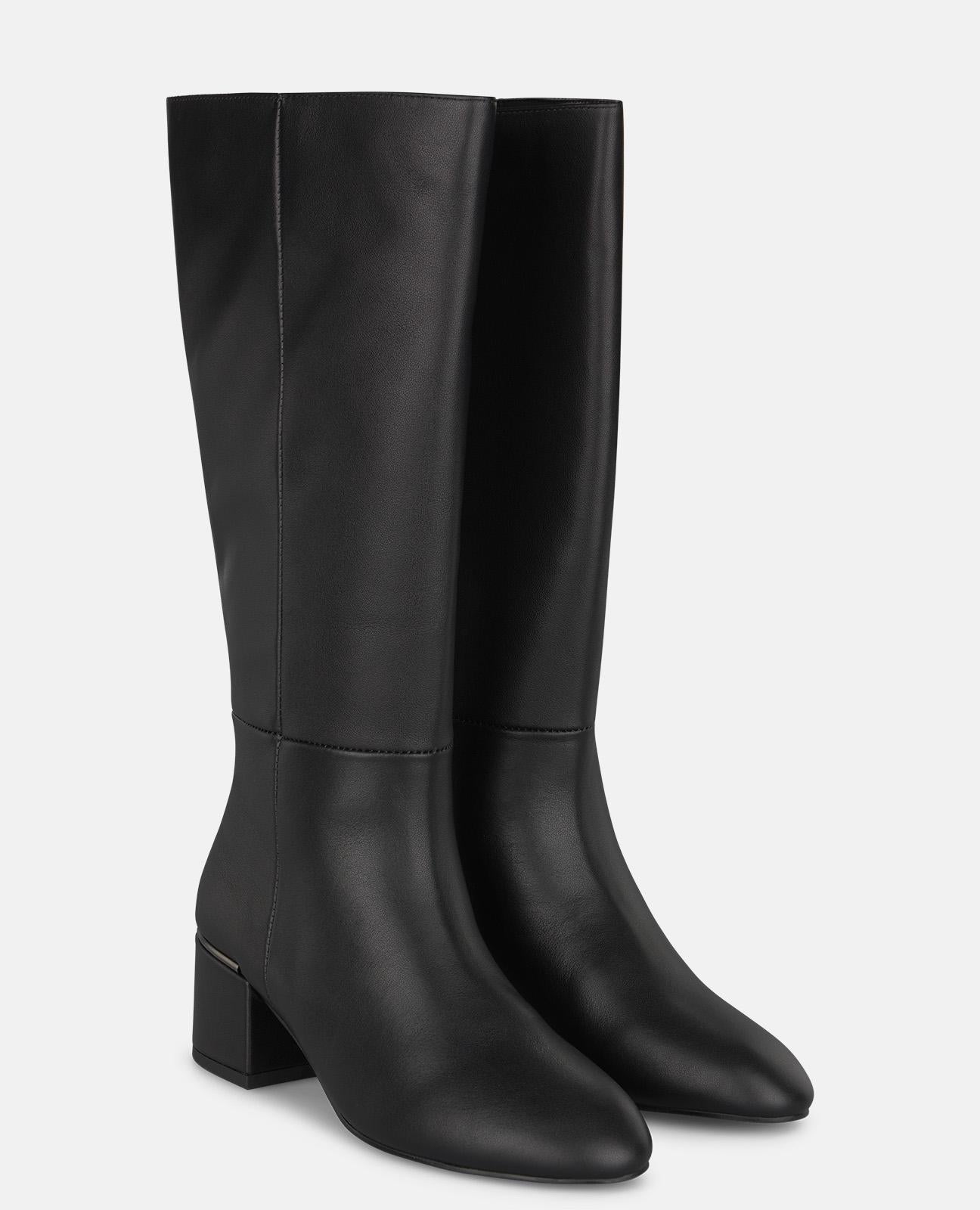 alma-en-pena-napa-lederstiefel-schwarz-mit-rei-verschluss-5-5-cm-blockabsatz image 2