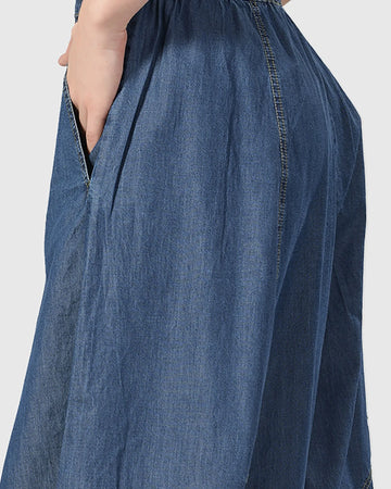 alembika-everywhere-wide-leg-hose-denim-blue-weite-baumwollhose image 4