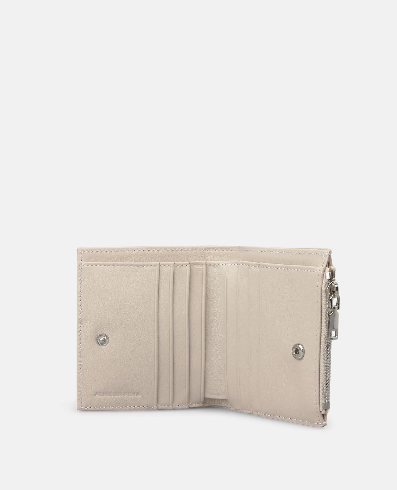 alma-en-pena-square-wallet-geldb-rse-grau-schlangen-optik image 3