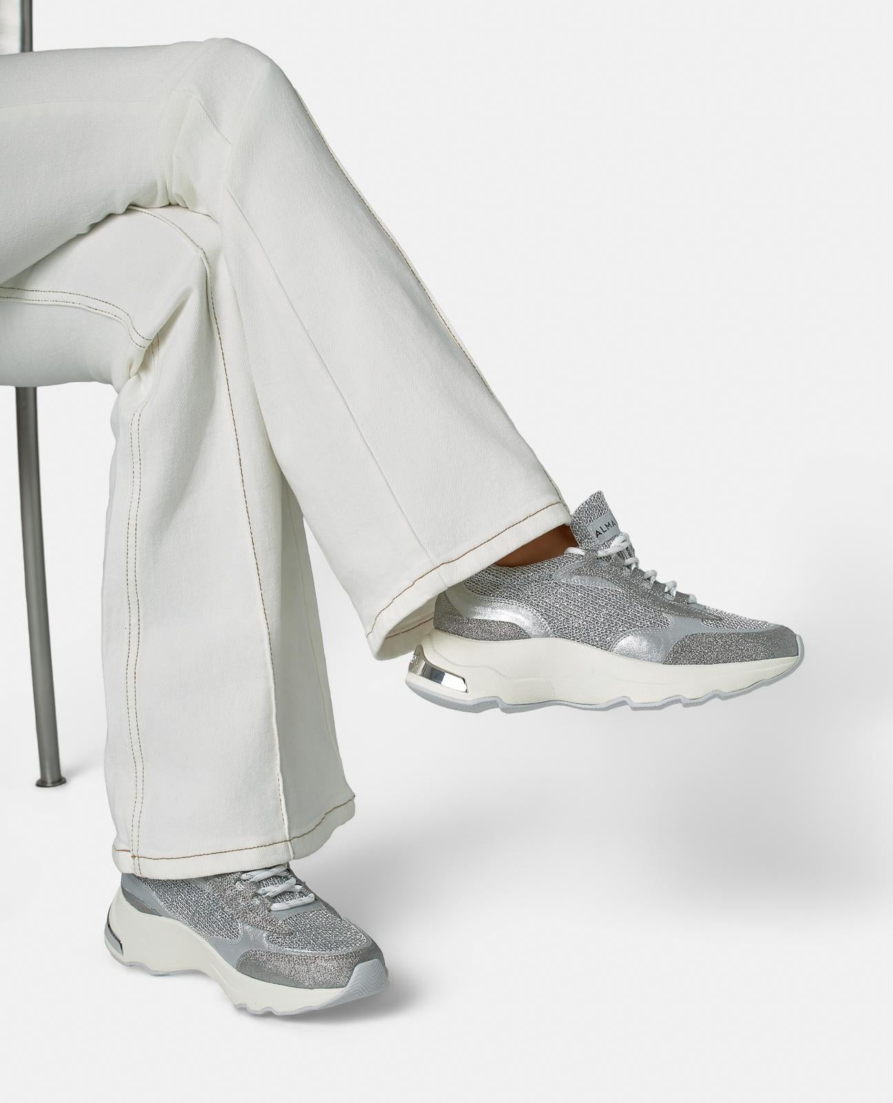 alma-en-pena-plateau-sneaker-silber-mit-metallic-details-4-5-cm image 5