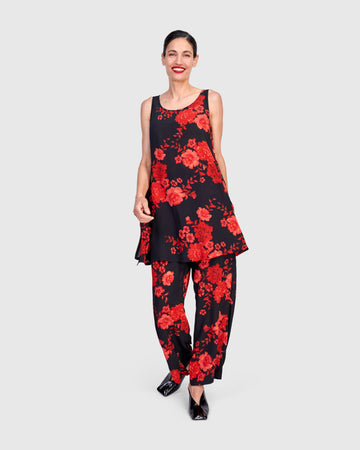 alembika-anko-gerade-hose-black-red-peony-viskose image 2