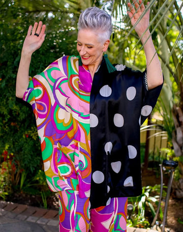 alembika-festival-dot-kimono-jacke-multi-offener-print-mantel image 7