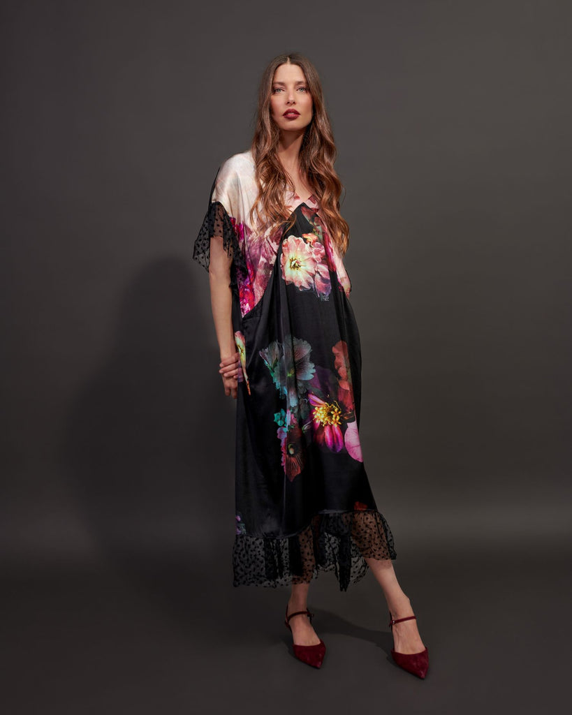 alembika-joni-caftan-dress-mix-damen-kaftankleid-midi image 1
